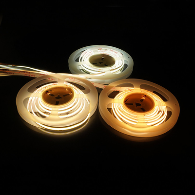 Yüksek yoğunluklu 336 LED / M Esnek COB LED Şerit Işığı ((Chip-On-Board) Dolaplar, raf aydınlatması için ışık