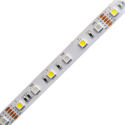Renk Değiştiren LED Şerit Işığı Adreslenebilir Akıllı RGB W Beyaz 24V DC 5050 Su Geçirmez