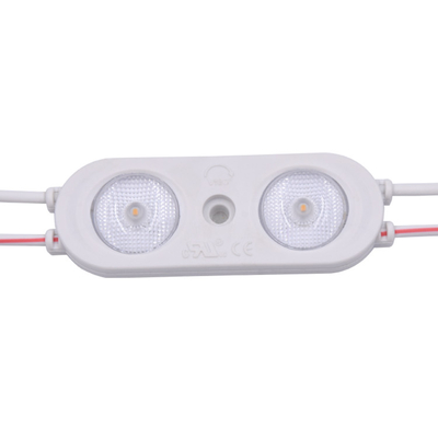 Işıklı reklam ve arka aydınlatma için 24v led modüller modül 2 lens ip67 su geçirmez 0.96W