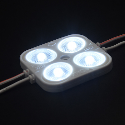 Enjeksiyon lensli LED ışık modülü ile işaret harfleri için DC24V 4 led 2W IP67 Gemiye Hazır