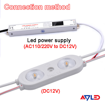 Teknoloji Sokak Led Modülü Işık Işık Reklam Arkaplan Işık Çok fonksiyonel Su geçirmez Ultrasonik ADM 2835