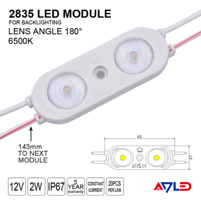 2835 SMD 12V 24V LED Modül  Modüler Işık Sabit Akım Enjeksiyon Beyaz Kanal Mektubu için