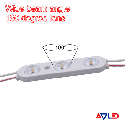 LED Modül Işıkları 3 LED Beyaz SMD 2835 3W 12V İşaretler İçin Suya Dayanıklı