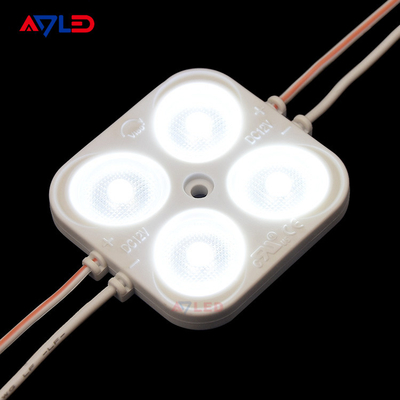 Enjeksiyon lensli LED ışık modülü ile işaret harfleri için DC24V 4 led 2W IP67 Gemiye Hazır