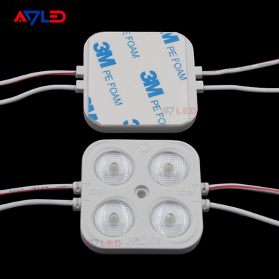 12v 4w led enjeksiyon modülü açık hava reklam smd 2835 kare 4 led modül yüksek kalite