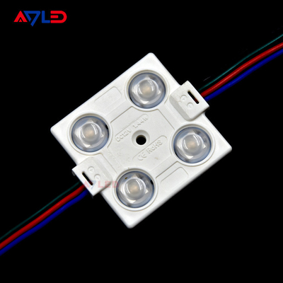 RGB LED Modül Işıkları 12V 1.44W 4 SMD 5050 LED Reklam Tabelası İçin Su Geçirmez Modulo Modülü