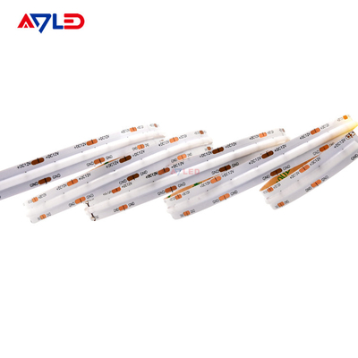 UL Esnek LED Şerit Ünlü Çip 24V Ultra İnce Silikon 10mm PCB panosu IP20 528 cob led lambaları