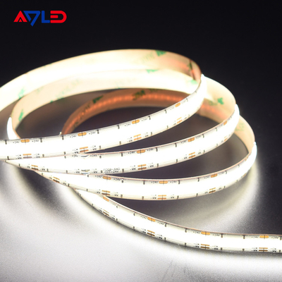 Nokta Yok Esnek LED Bant Işığı Suya Dayanıklı IP65 Ayarlanabilir Beyaz CCT COB Oda İçin LED Şeritler