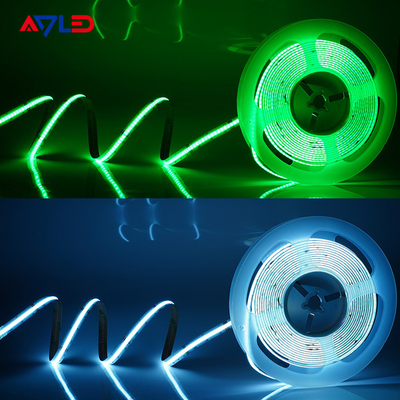 24V RGB COB LED Çizgi Işık Renk Değişimi Çok Renkli Teyp Işıkları Yatak Odası İçin