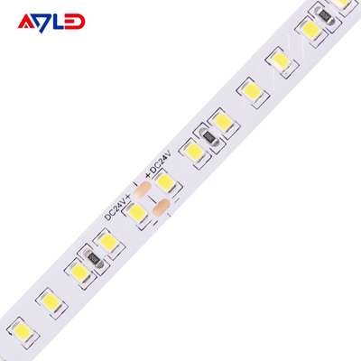 Esnek Yüksek CRI LED Şerit Işıklar 2835 24V Sıcak Beyaz 3000K Yatak Odası İçin Kapalı