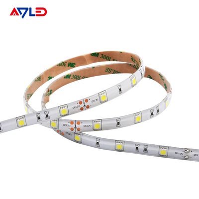 3000K Tek Renkli LED Şerit Aydınlatma Esnek Kabin Altı Kesilebilir Beyaz Dış Mekan 12V 24V