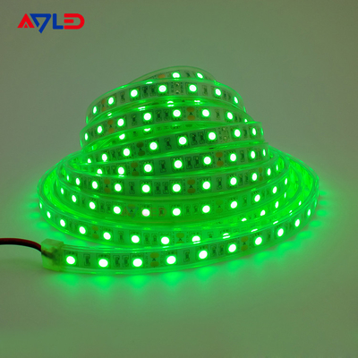 5050 Tek Renkli LED Şerit Işığı Su Geçirmez Kırmızı Yeşil Mavi Sarı