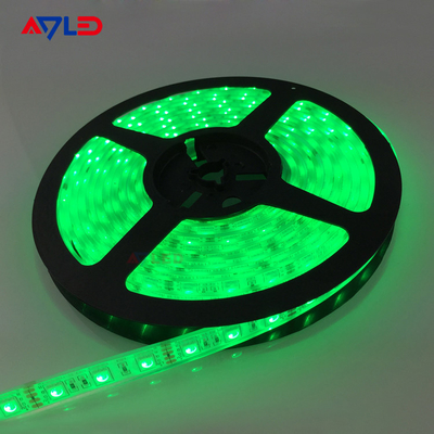 Yeşil renk SMD 5050 60LEDs/M LED Çizgi Işıklar Mobilya Dekorasyon Yüksek Parlaklık Su geçirmez