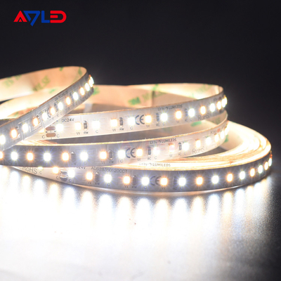10mm Ayarlanabilir Beyaz LED Şerit Sıcak Beyaz Işık CCT 2835 Lumileds IP67 IP68