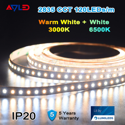 Dinamik Ayarlanabilir Beyaz LED Şerit Işığı 12V Su Geçirmez