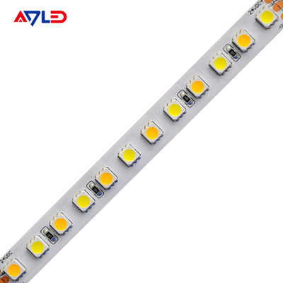 Kısılabilir Ayarlanabilir Beyaz LED Şerit Işıklar CCT Ayarlanabilir Renk Sıcaklığı 2700K - 6500K 5050