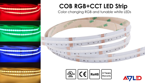 Mutfak Dolabı Renk Değiştirme İçin Özel COB RGB Kısılabilir Esnek LED Şerit Işık