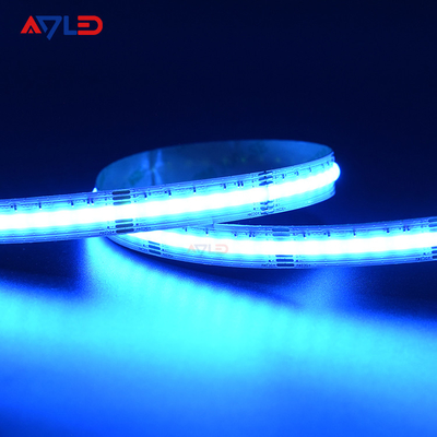 UL Listelenen Suya Dayanıklı LED Şerit Işıklar Esnek DC24V Dotless RGB CCT COB LED Şerit