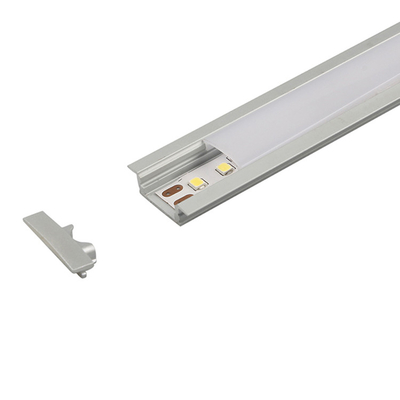 1m 2m 3m Diffuser PC Kapaklı Dışarıdaki Eğri LED Profil Kanal Işığı