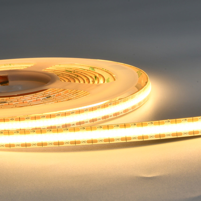 Tek Renkli Mini Cut COB LED Şerit Işığı 12 Volt IP20 Rating