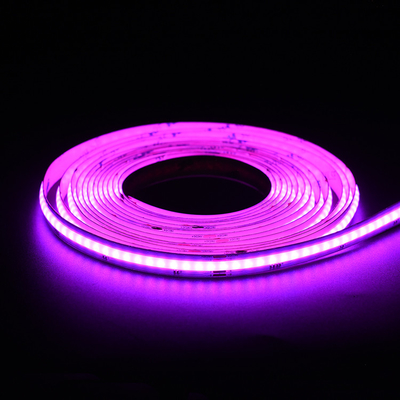 Dış Led Işık Şeritleri 2700-6500K Esnek Cob Led Dolap Dekorasyonu İyi Kaliteli RGB Cob Led Işıklar