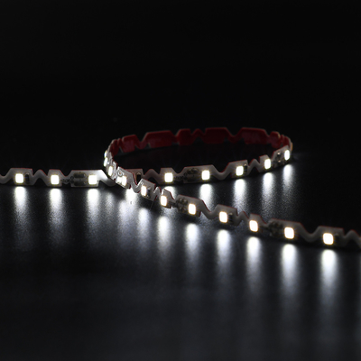 Zig Zag LED Teyp Işık Eğilebilir S Şekli 6500K Beyaz LED Şerit İçeride ve Dışarıda Mini İşaret için