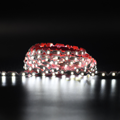 Zig Zag LED Teyp Işık Eğilebilir S Şekli 6500K Beyaz LED Şerit İçeride ve Dışarıda Mini İşaret için
