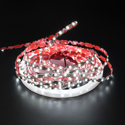 Mini LED kanal harfleri için bükülebilir LED ışık bandı s tipi 6mm 12v 24v 72LEDs/m