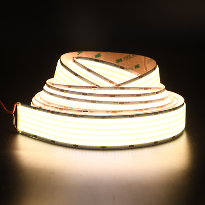 ADLED 30MM pcb board 1600leds esnek LED bant DC24V COB şerit 90 CRI esnek üniform 40w/M