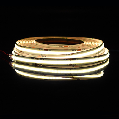 528Leds 12V 24V Cob 10mm Renkli Esnek LED Şerit Işık Ra90 Işık Noktası Olmayan Doğrusal Işık