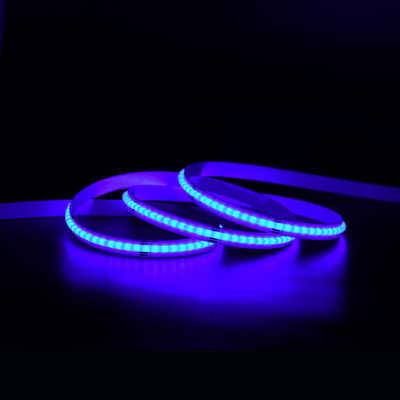 576LEDs/m COB RGB LED Çizgi Işık 3 Yıllık Garanti DC24V 10mm Pcb Borad IP20/IP65
