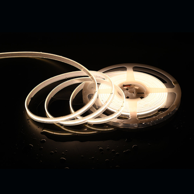 COB DC24V Esnek LED Şerit Işığı 480leds / m Rel To Reel Beyaz Renk Sıcaklığı IP20 3 yıllık garanti ile sınıflandırılmıştır