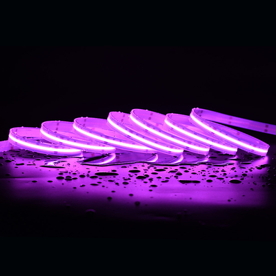 LED şerit ışığı 16w yüksek kaliteli 3M bant renkli akıllı 5m 12v 24v rgbw cob led şerit