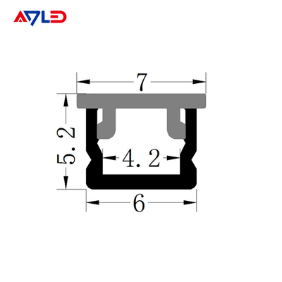 1m 2m 3m ADP-0606 LED aydınlatma şeridi için alüminyum profiller
