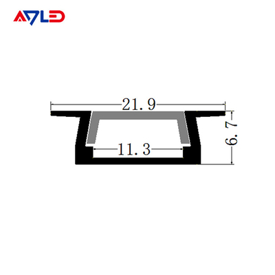 11 mm pcs borad 15.8 * 6.7mm LED Şerit Işık Alüminyum Profili Kolay Kurulum LED Alüminyum