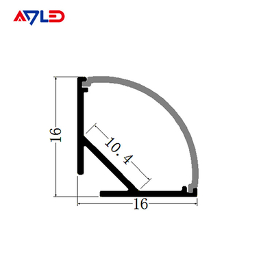 Çizgiler için LED Alüminyum kanalı Işık 10.4MM İnce Doğrusal LED Teyp Alüminyum Profili