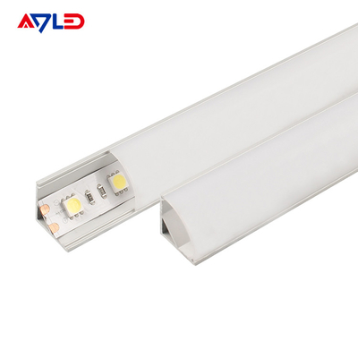 LED Çizgi Profili Kanal Işık Diffuser Köşe Ekstrüzyon Kanalı LED Alüminyum Profili LED Çizgi için