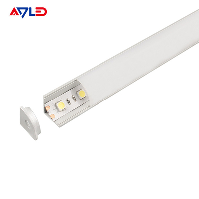 LED şerit profili kanalı ADP-1616B LED şerit için ışık difüzörü köşesi ekstrüzyon kanalı