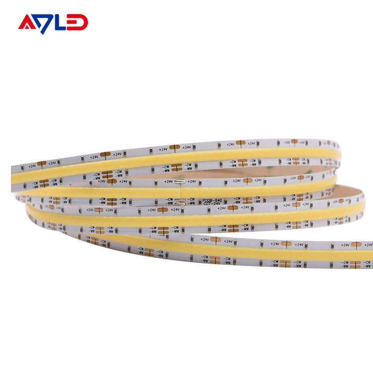 Yüksek yoğunluklu LED şerit 16.4Ft 640Led/M ilişkili renk sıcaklığı Dimmable LED Light