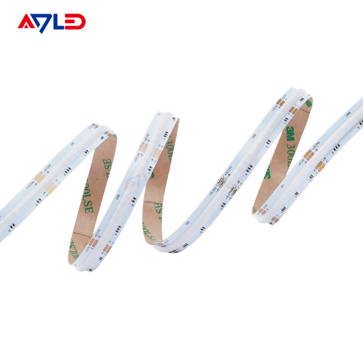 COB RGB CCT Led Şerit Bükülebilir IP20 IP65 IP67 5m Esnek 24v Yatak Odası İçin Led Işıklar