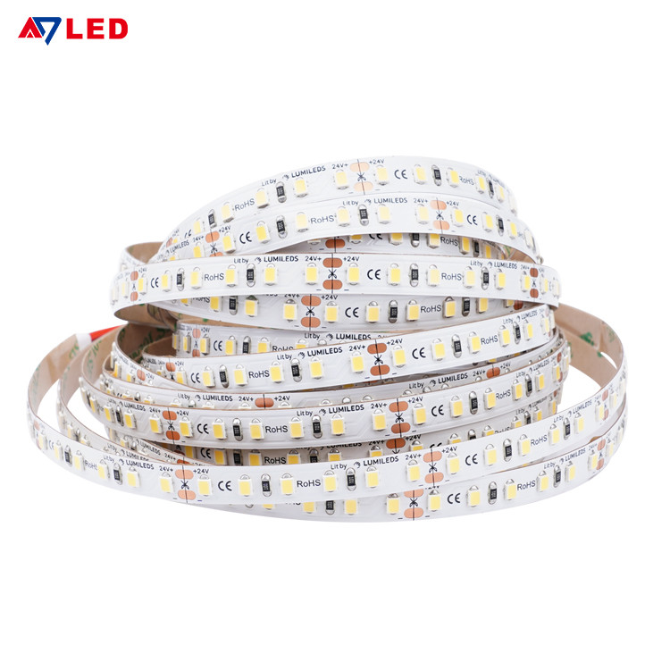 SMD 2835 Kırpma LED Şerit Işıklar 3M Bant Kısılabilir 3000K 6500K 12V 24V Yatak Odası İçin