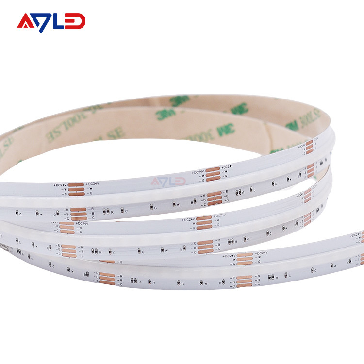Noktasız Kurulumu Kolay Led Şerit Işıklar RGB CCT Cob Led Şerit 16W IP68