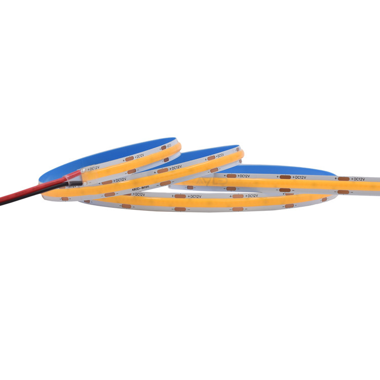 COB LED Çizgi Işıklar su geçirmez LED Flex Strip Işık Çizgi 480LEDs/M 5M/16.4FT DC24V rulo rulo LED Teyp Işık