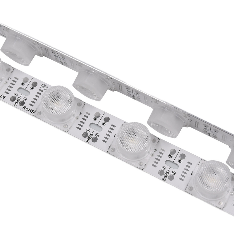 Reklam Işıklı Kutular Aydınlatma Çözümleri Sağlayıcısı, Kenar aydınlatmalı led ışık çubukları iç mekan tabelaları için 28.8w dc24v ip20