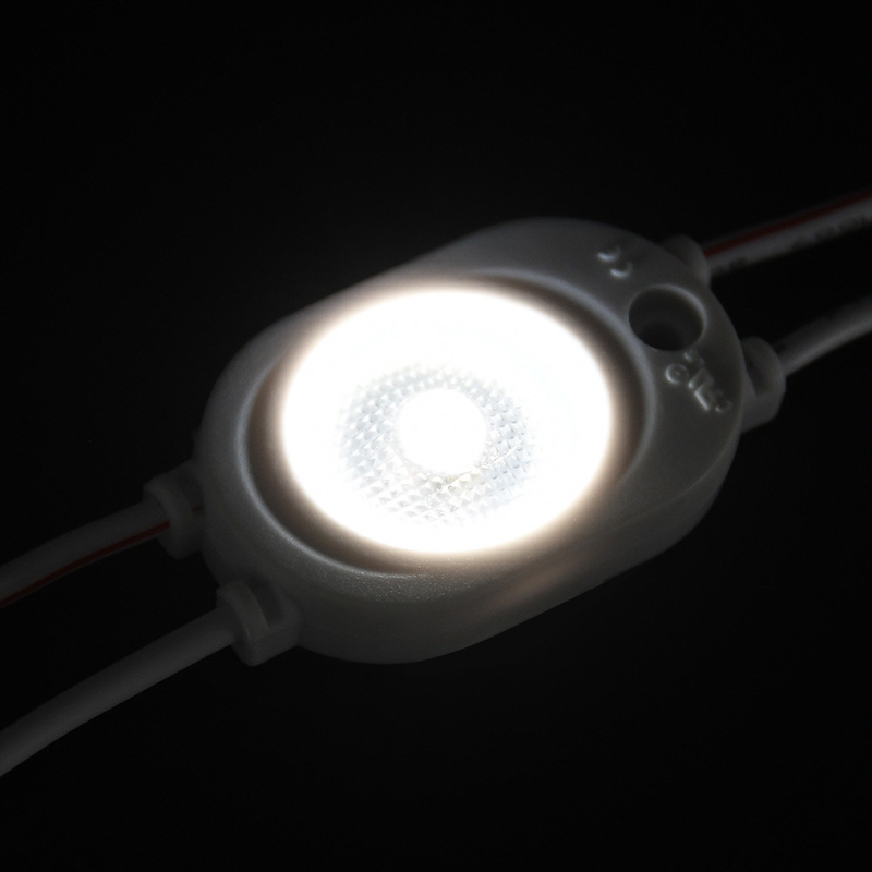5 yıl ömrü dış / iç su geçirmez DC12V 1W 1 Chip Beyaz Renk 2835 SMD LED Modülü
