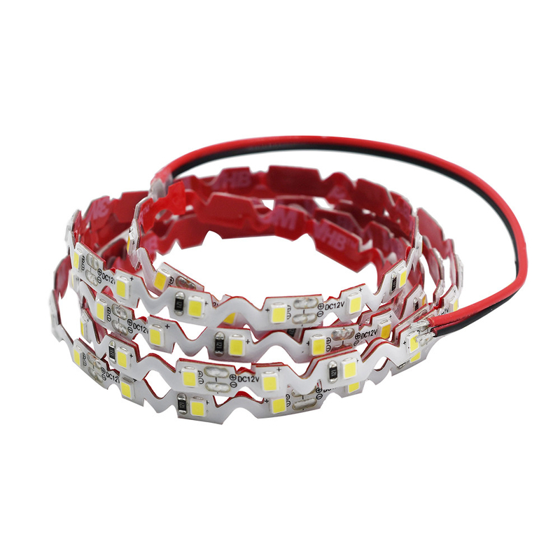 Mini LED kanal harfleri için bükülebilir LED ışık bandı s tipi 6mm 12v 24v 72LEDs/m