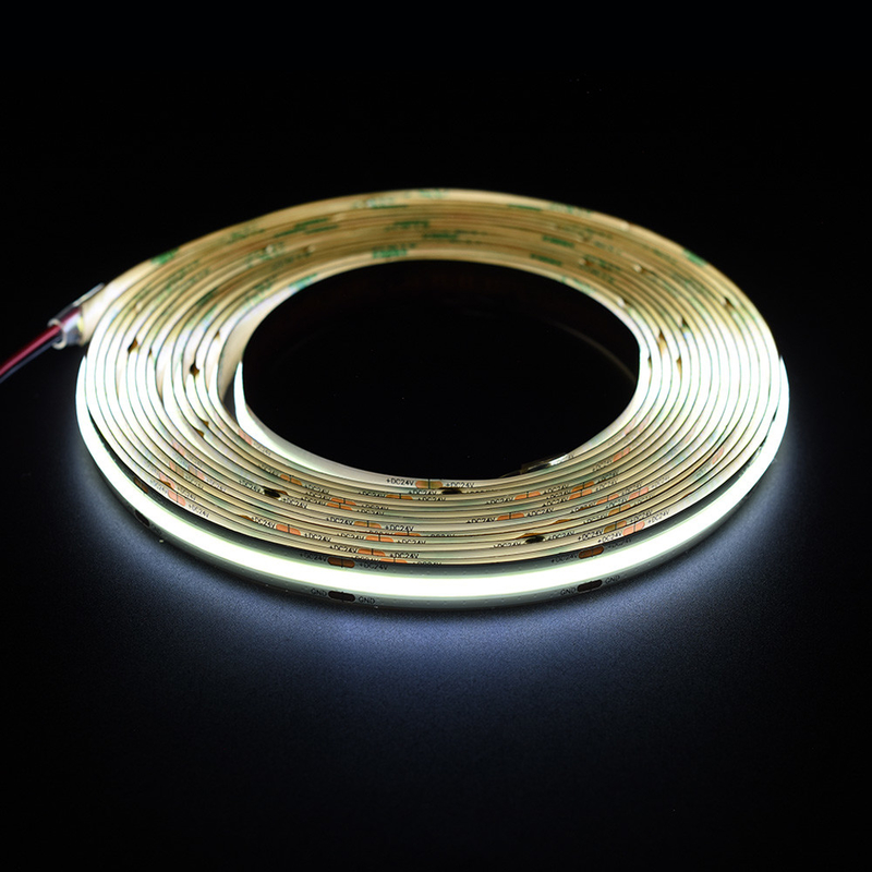 528 Chips 10mm Cob Led Çizgi Işığı 12V/24V Kabine DIY Işık Projeleri için