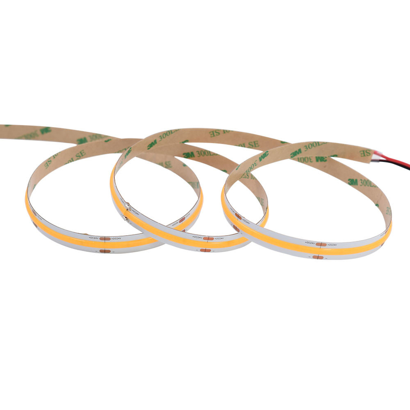 Yüksek Parlaklık Yüksek CRI (90-98) COB Çubuğu, metre başına 528 LED, 10 mm Genişlik, DC24V LED Teyp Işık