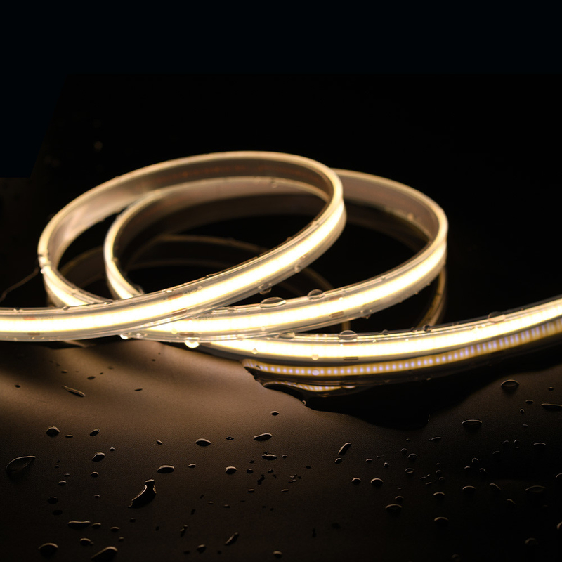 10mm PCB COB LED Şerit 480 LED IP20/IP67 Su geçirmez DC12V/DC24V CRI 90 8MM PCB Genişliği