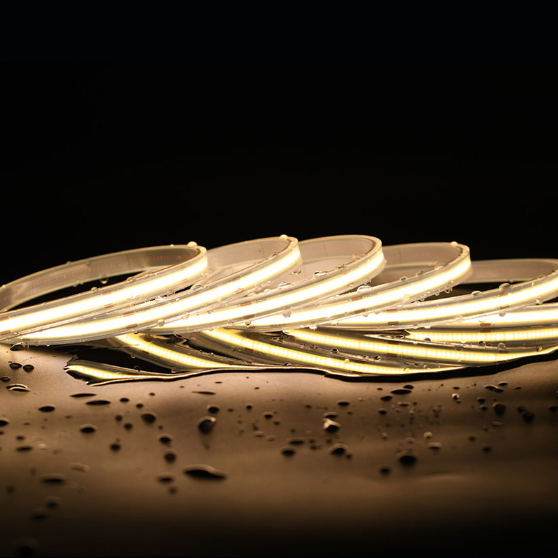 1000LM Sabit Akım COB Çizgi Işığı Meter başına 480 LED ile 24V'de serbestçe bükülür